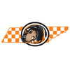 Tennessee Volunteers -  Smokey State Checkerboard 2 layer dimensional - College Wall Art #Dimensional