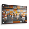 Tennessee Volunteers - Running Onto the Checkerboard Field - College Wall Art #Acrylic