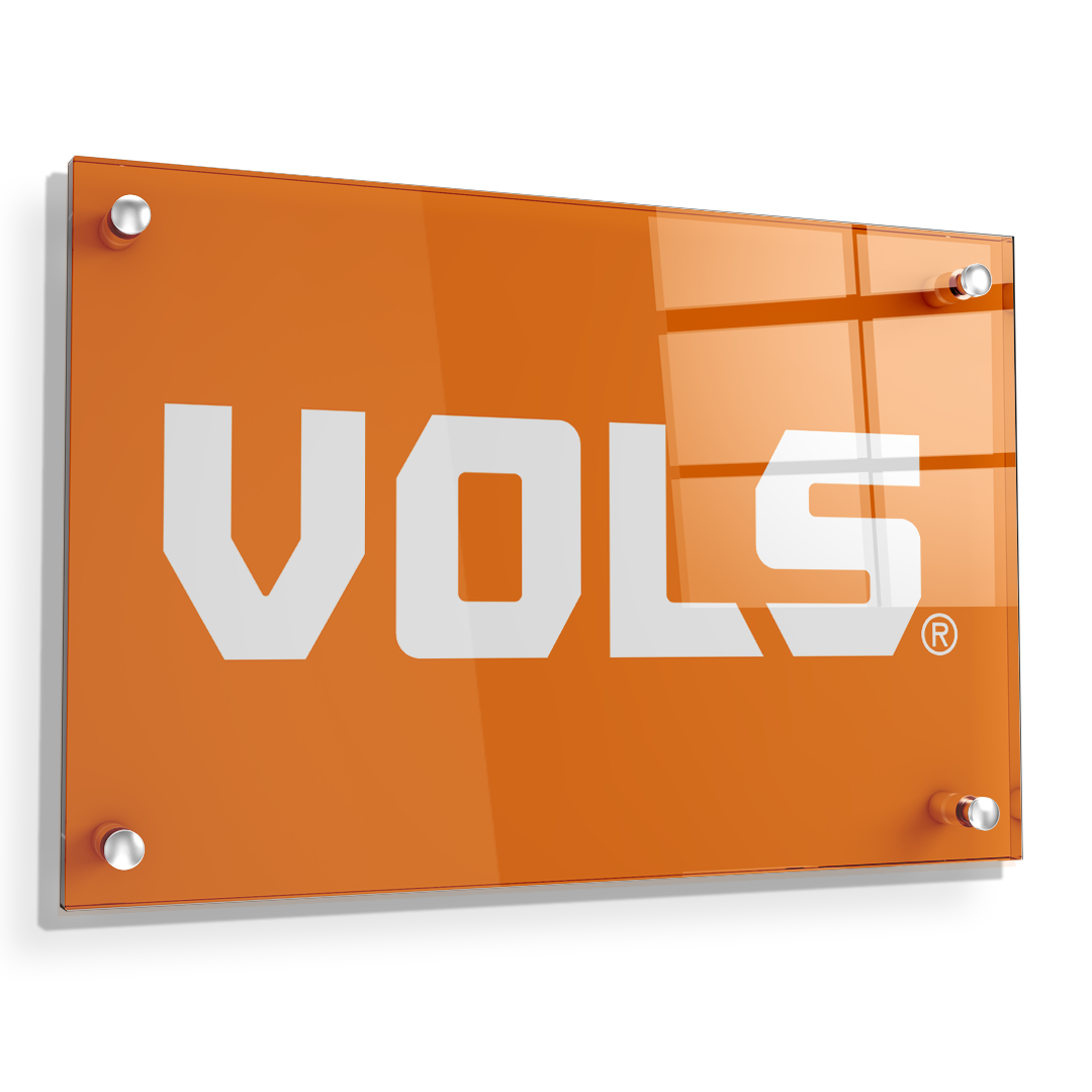 Tennessee Volunteers - VOLS Orange - College Wall Art #Canvas