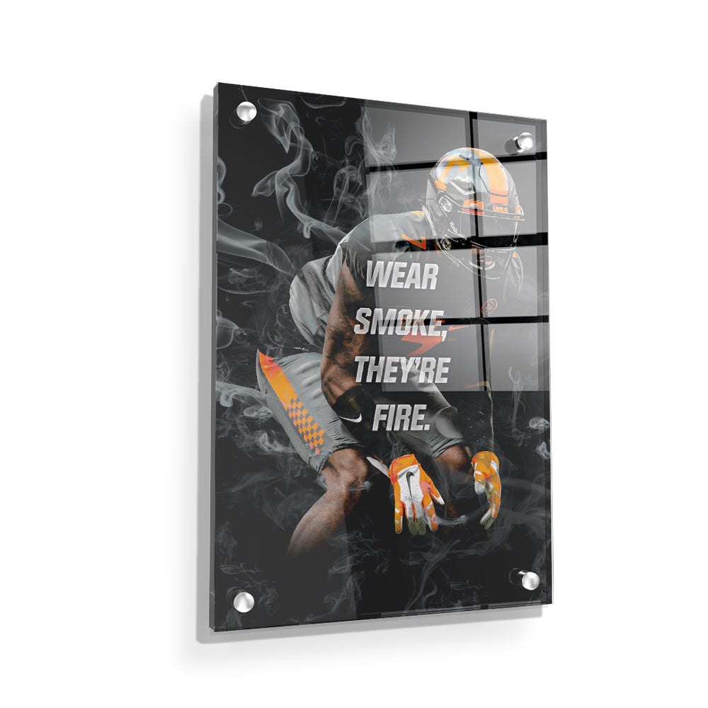 Tennessee Volunteers - Wear Smoke - College Wall Art #Canvas