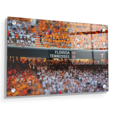 Tennessee Volunteers - Final Score UT vs. FL - College Wall Art #Acrylic