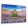 Tennessee Volunteers - Reverse Checkerboard End Zone - College Wall Art #Acrylic