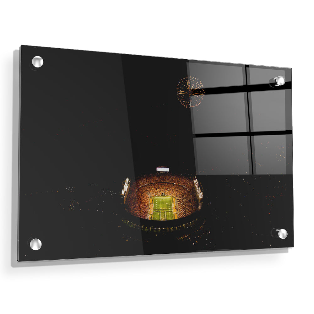 Tennessee Volunteers - Fireworks Aerial - College Wall Art #Canvas