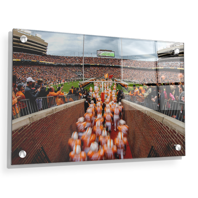 Tennessee Volunteers - Running Onto the Field 2016 - College Wall Art #Acrylic