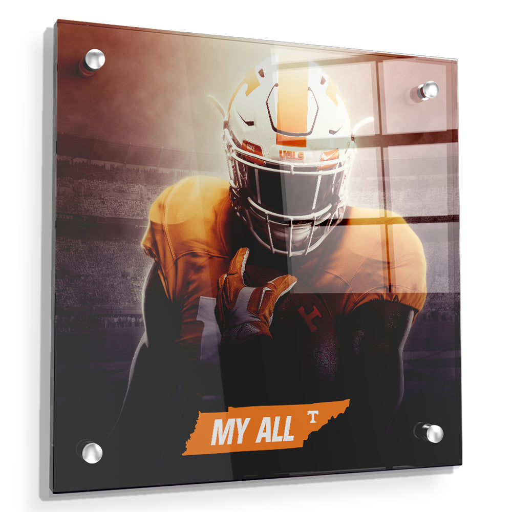 Tennessee Volunteers - My All T - College Wall Art #Canvas