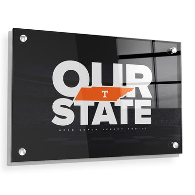 Tennessee Volunteers - Our State - College Wall Art #Acrylic