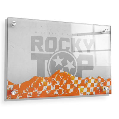 Tennessee Volunteers - On Ole Rocky Top - College Wall Art #Acrylic