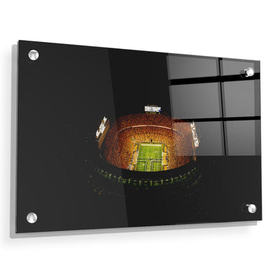 Tennessee Volunteers - Aerial Running Thru the T - College Wall Art #Acrylic