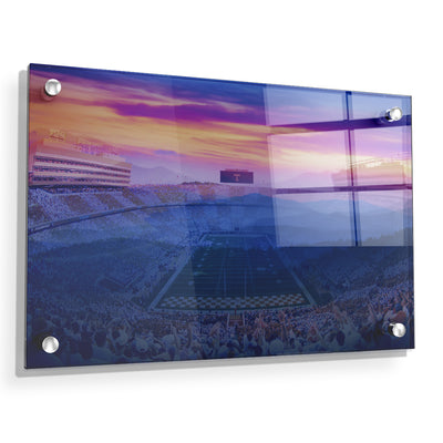 Tennessee Volunteers - Tennessee Mountain Sunset - College Wall Art #Acrylic