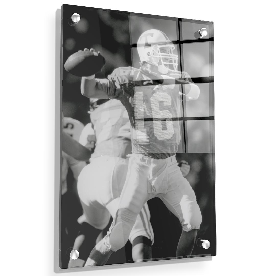 Tennessee Volunteers - Vintage Peyton Manning 2 - College Wall Art #Canvas