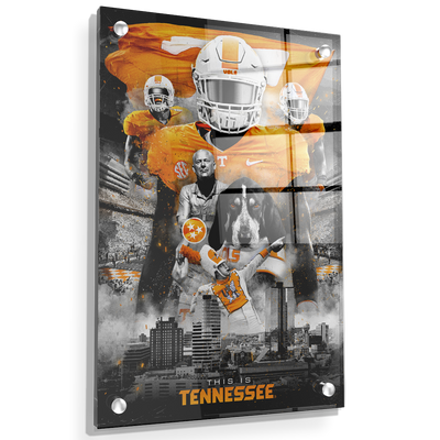 Tennessee Volunteers - This is Tennessee - College Wall Art #Acrylic