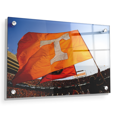 Tennessee Volunteers - T Flags - College Wall Art #Acrylic
