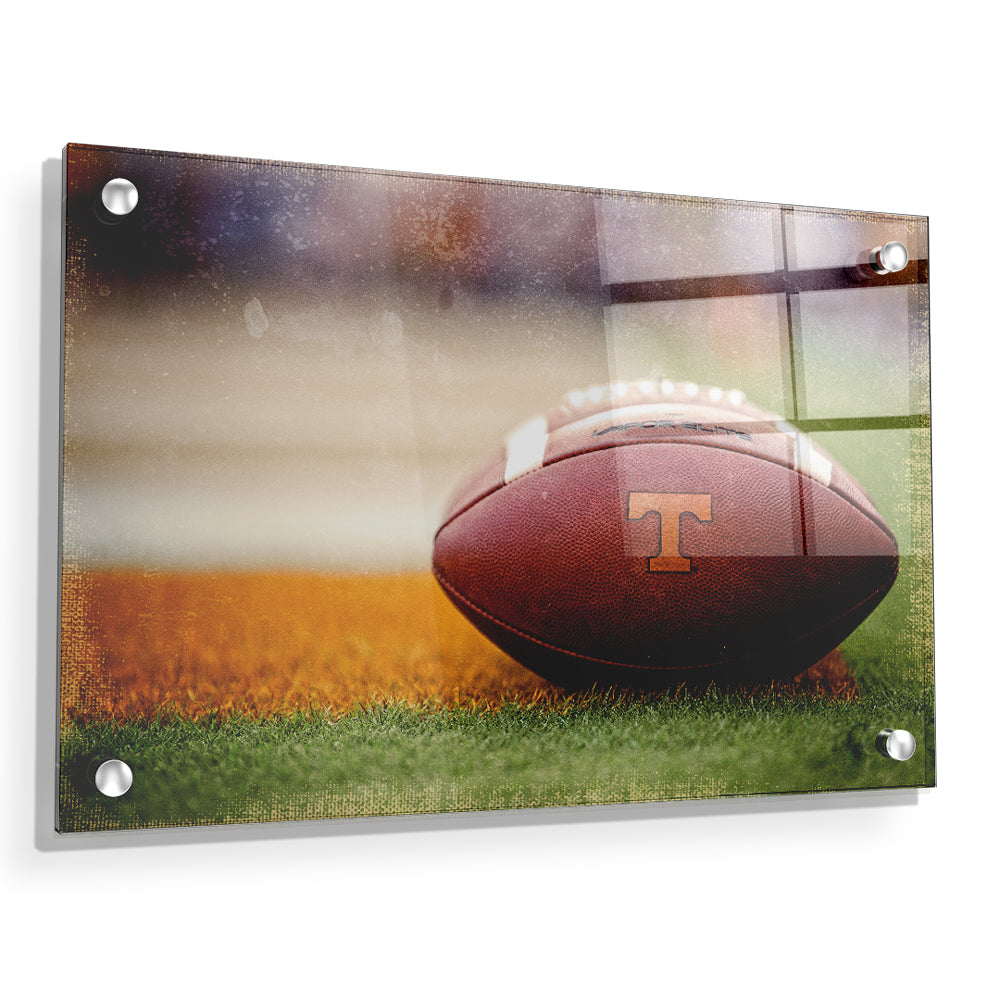 Tennessee Volunteers - Vintage Footballs - College Wall Art #Canvas