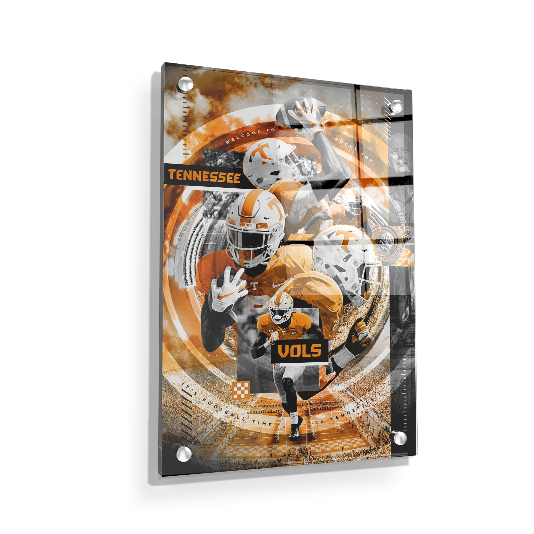  Tennessee Volunteers - Football Time - College Wall Art #Canvas