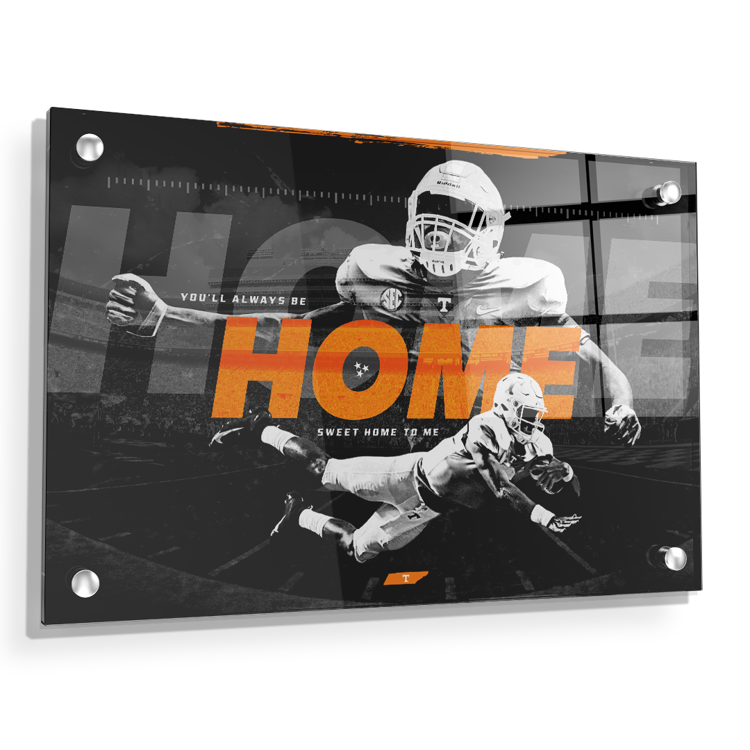 Tennessee Volunteers - Home - College Wall Art #Canvas