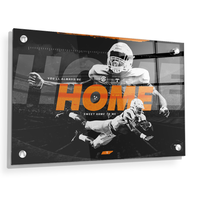Tennessee Volunteers - Home - College Wall Art #Acrylic