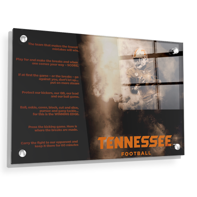 Tennessee Volunteers - Tennessee Football Game Maxims - College Wall Art #Acrylic