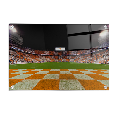 Tennessee Volunteers - Checkerboard Neyland Under the Lights - College Wall Art #Acrylic