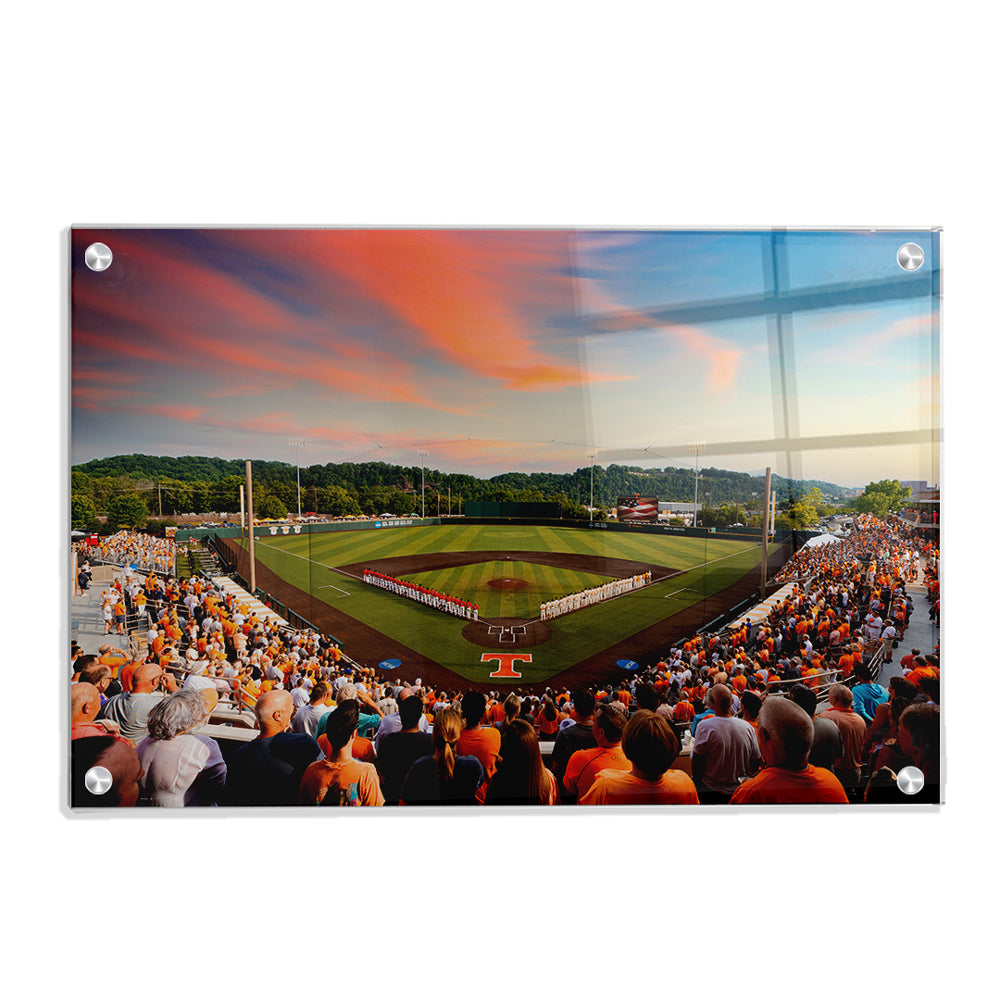 Tennessee Volunteers - Baseball Time in Tennessee - College Wall Art #Canvas