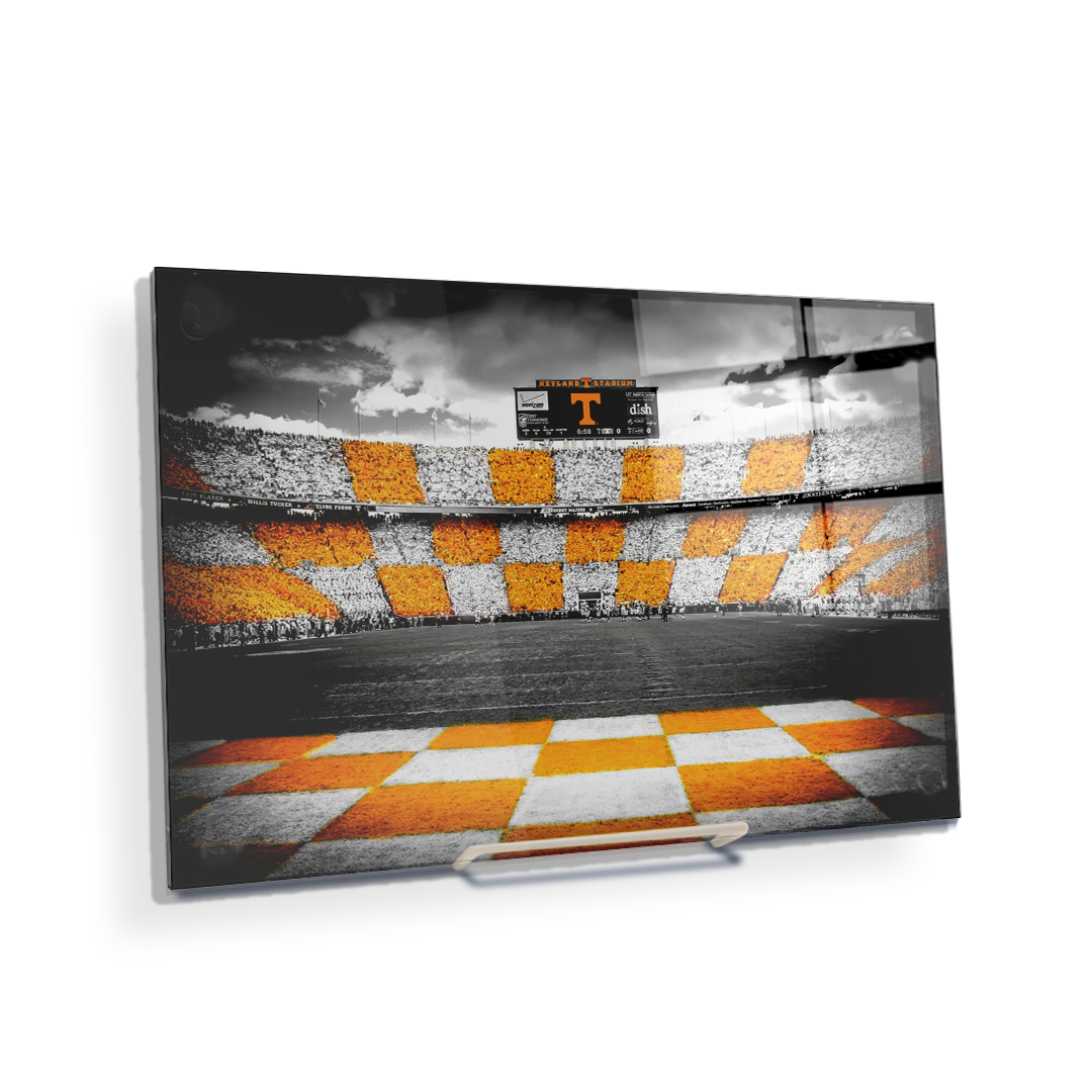 Tennessee Volunteers - Checkerboard Neyland - College Wall Art #Canvas