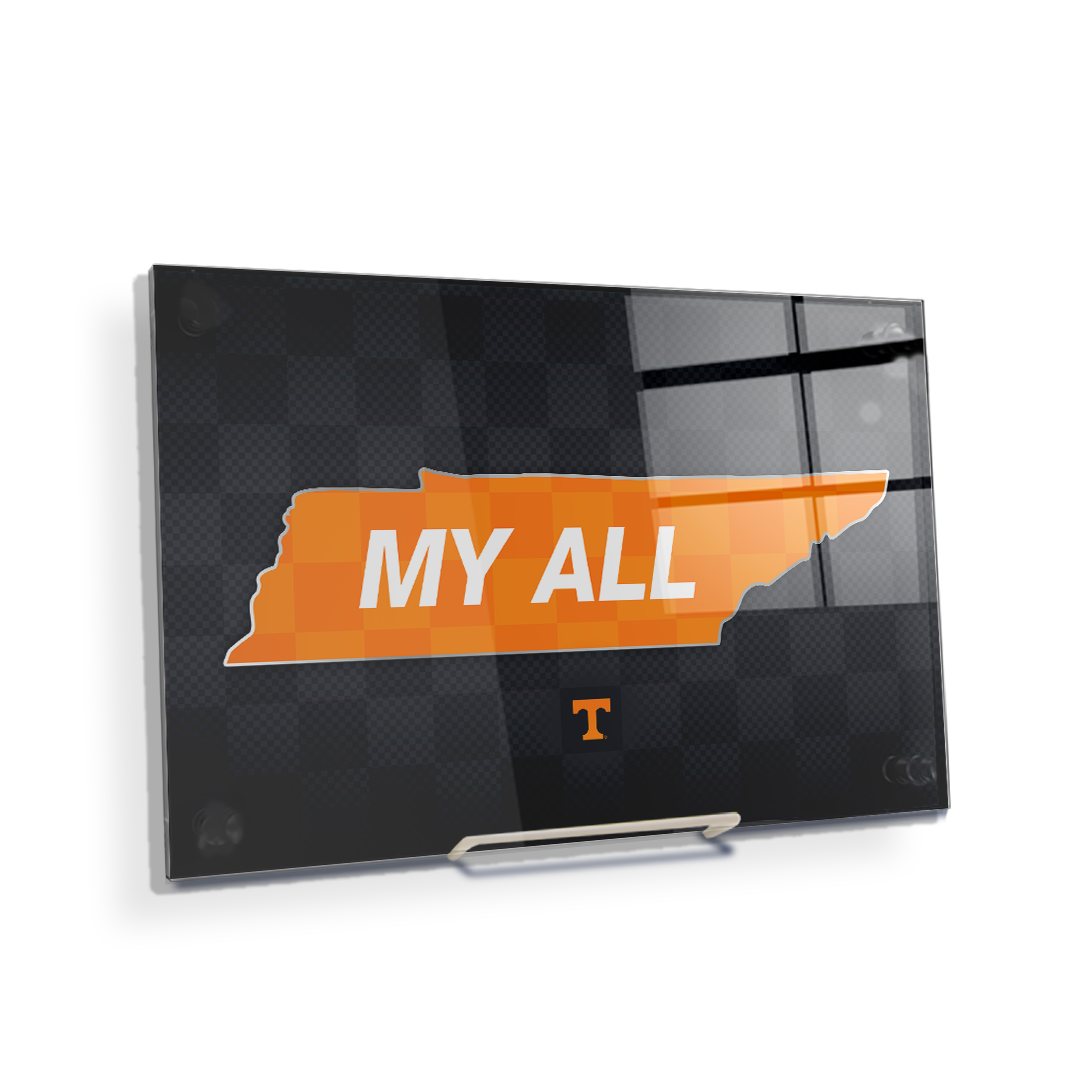 Tennessee Volunteers - My All - College Wall Art #Canvas
