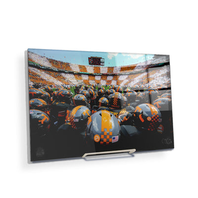 Tennessee Volunteers - Running onto the Field TN - College Wall Art #Acrylic Mini