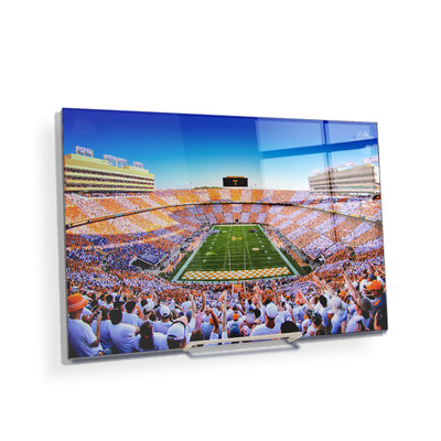 Tennessee Volunteers - Reverse Checkerboard End Zone - College Wall Art #Acrylic Mini