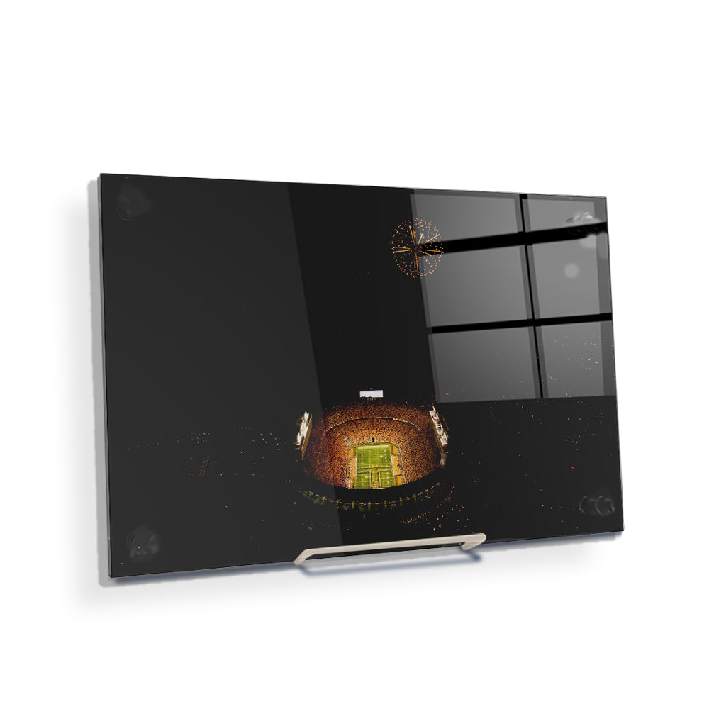 Tennessee Volunteers - Fireworks Aerial - College Wall Art #Canvas