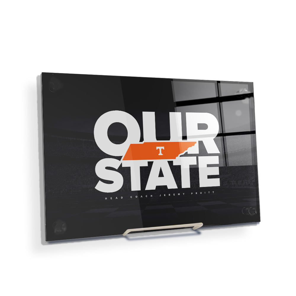 Tennessee Volunteers - Our State - College Wall Art #Canvas