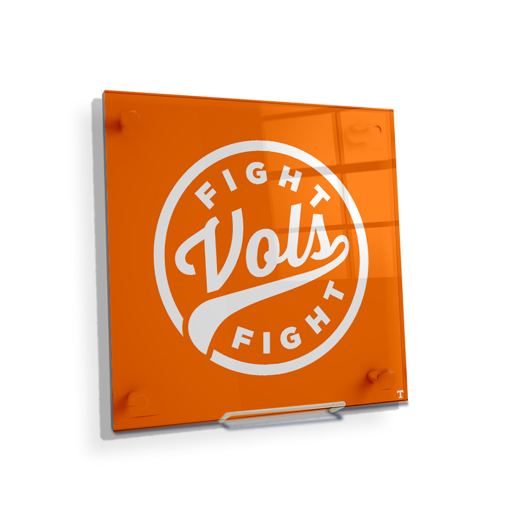 Tennessee Volunteers - Fight Vols Fight Orange - College Wall Art #Canvas