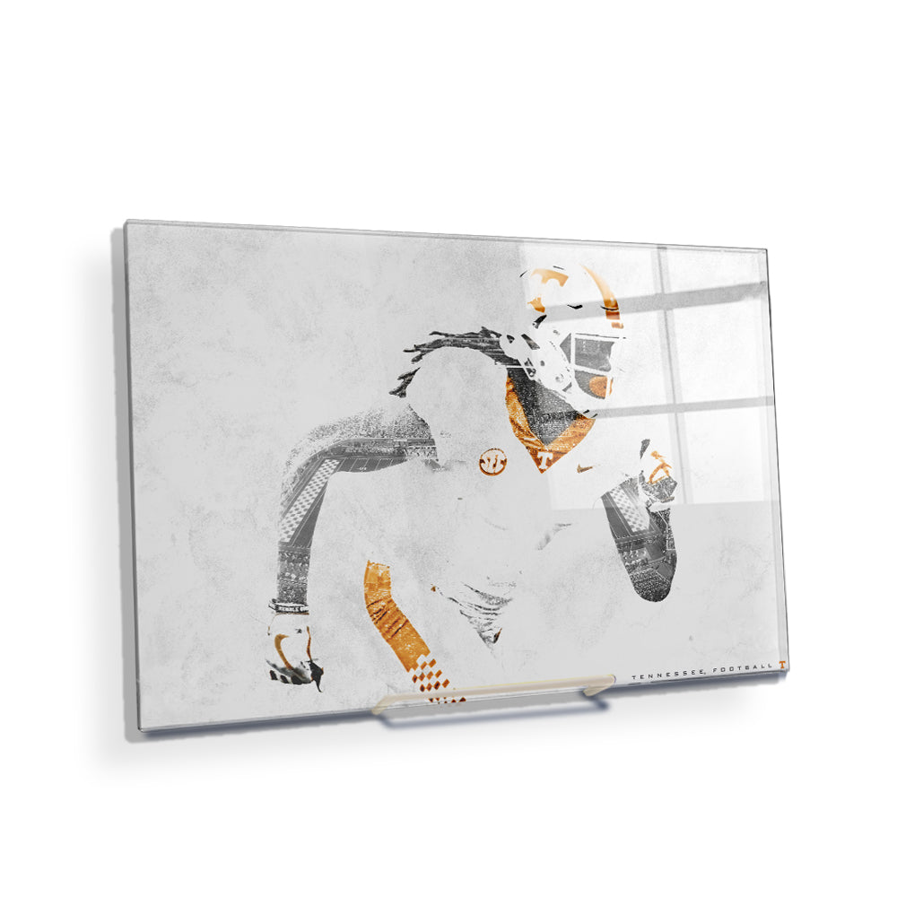 Tennessee Volunteers - Double Exposure T - College Wall Art #Canvas
