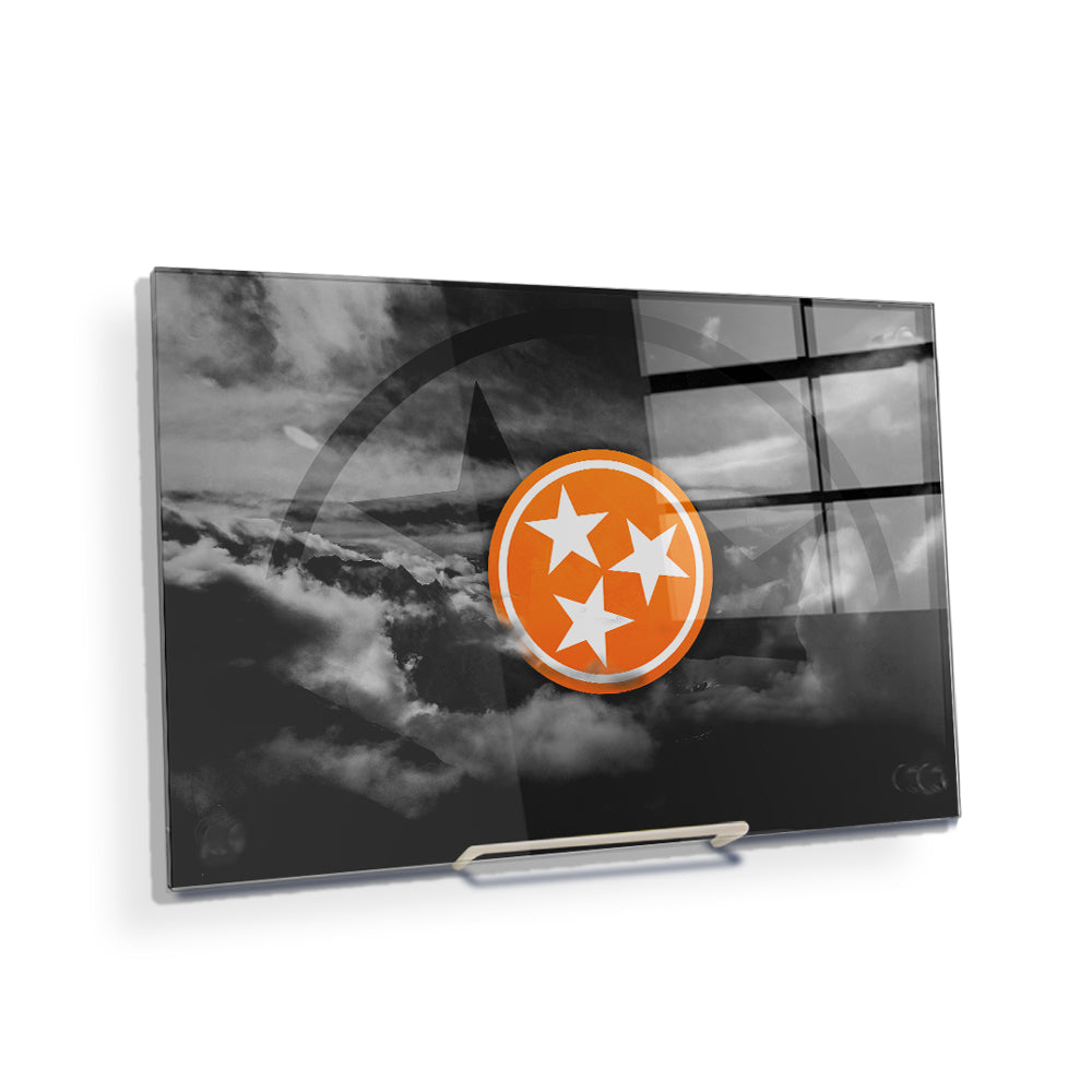 Tennessee Volunteers - Smokey Tri Star - College Wall Art #Canvas
