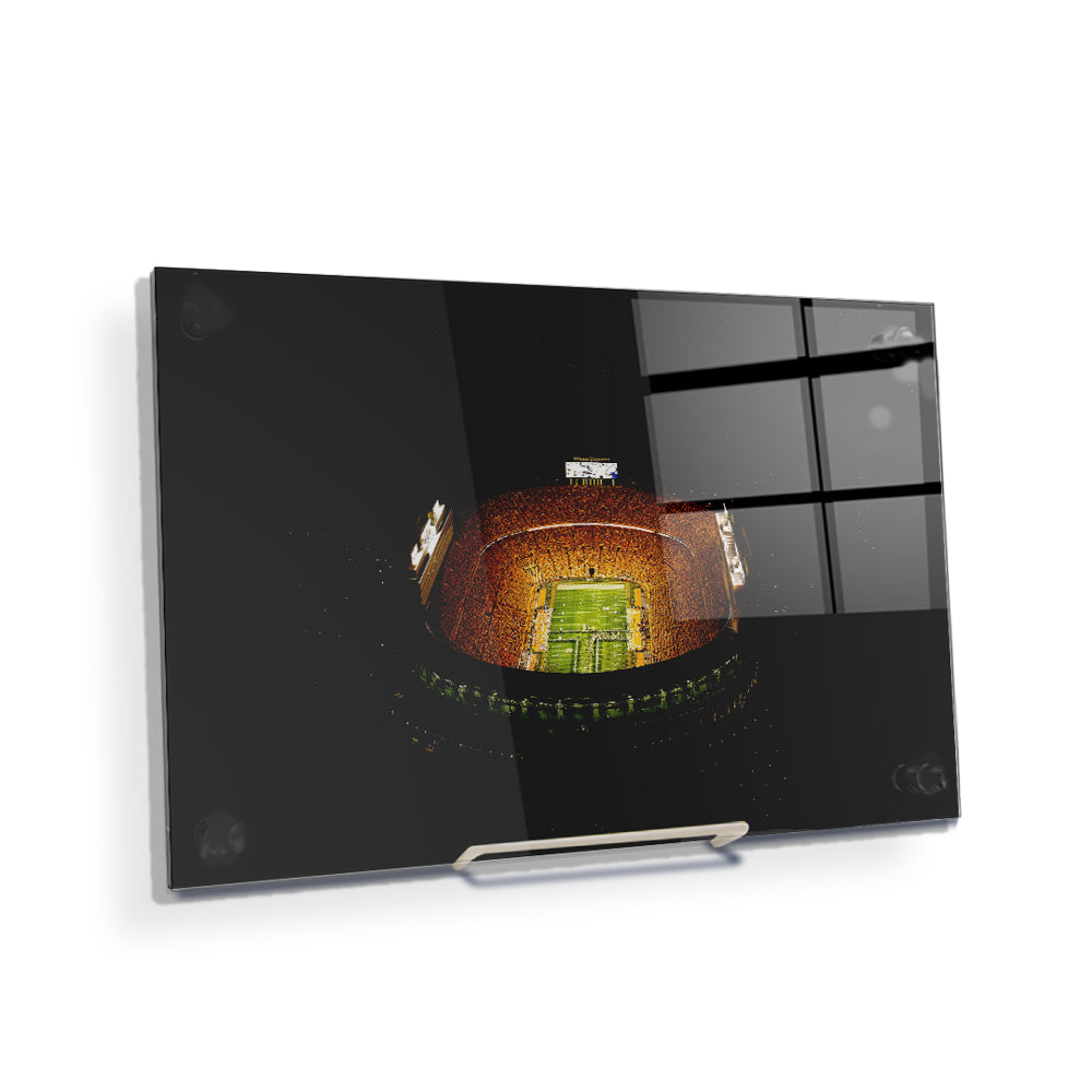 Tennessee Volunteers - Aerial Running Thru the T - College Wall Art #Canvas