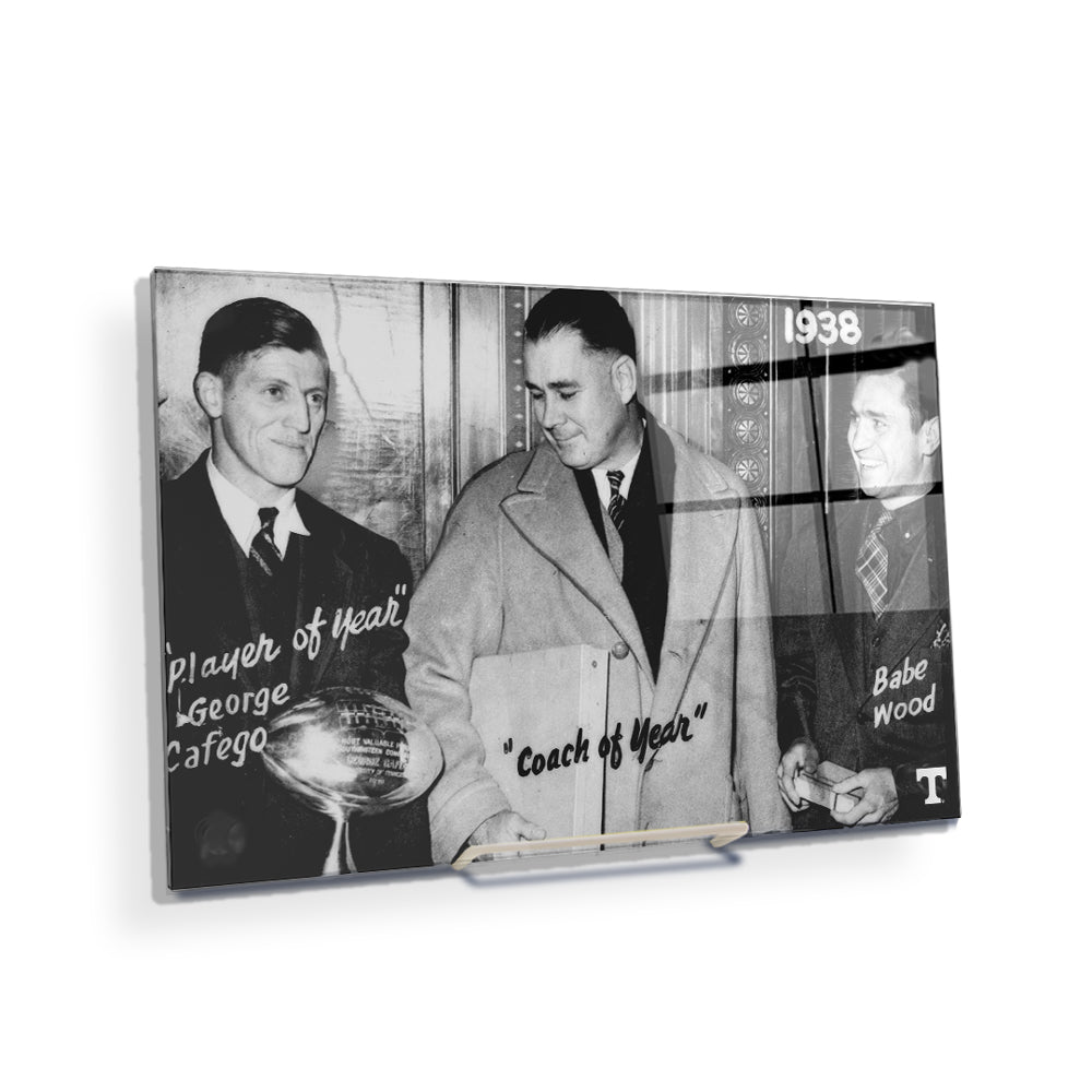 Tennessee Volunteers - Vintage Coach of the Year 1938 - College Wall Art #Canvas