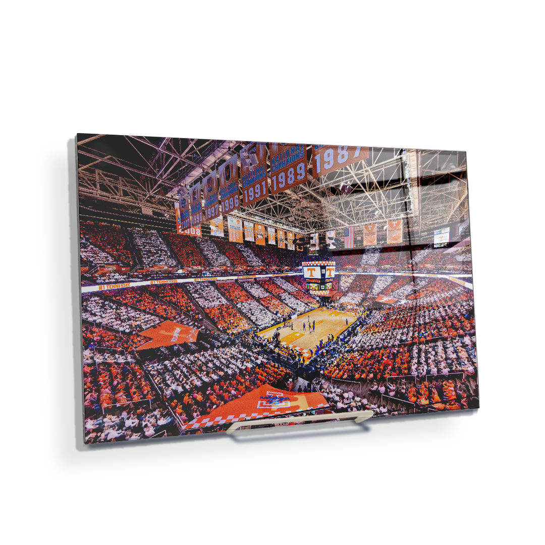 Tennessee Volunteers - Checkerboard Thompson-Boling #1 Tennessee - College Wall Art #Canvas