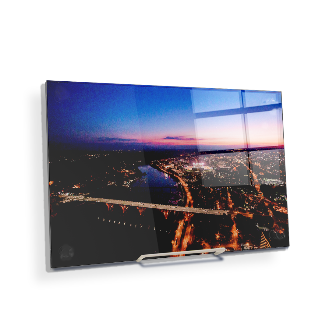 Tennessee Volunteers - Aerial sunset over Neyland - College Wall Art #Canvas
