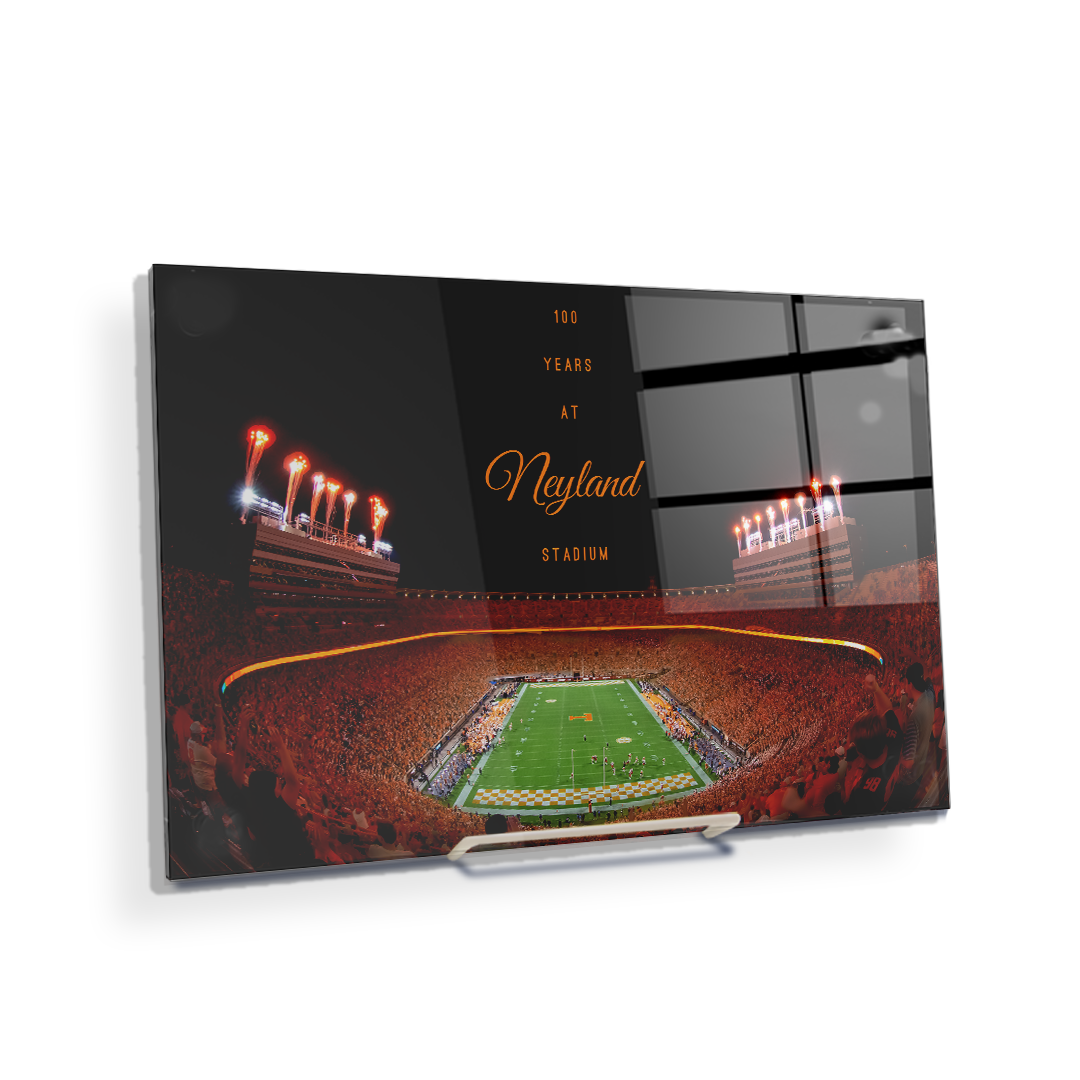 Tennessee Volunteers - 100 Years at Neyland Stadium - College Wall Art #Canvas