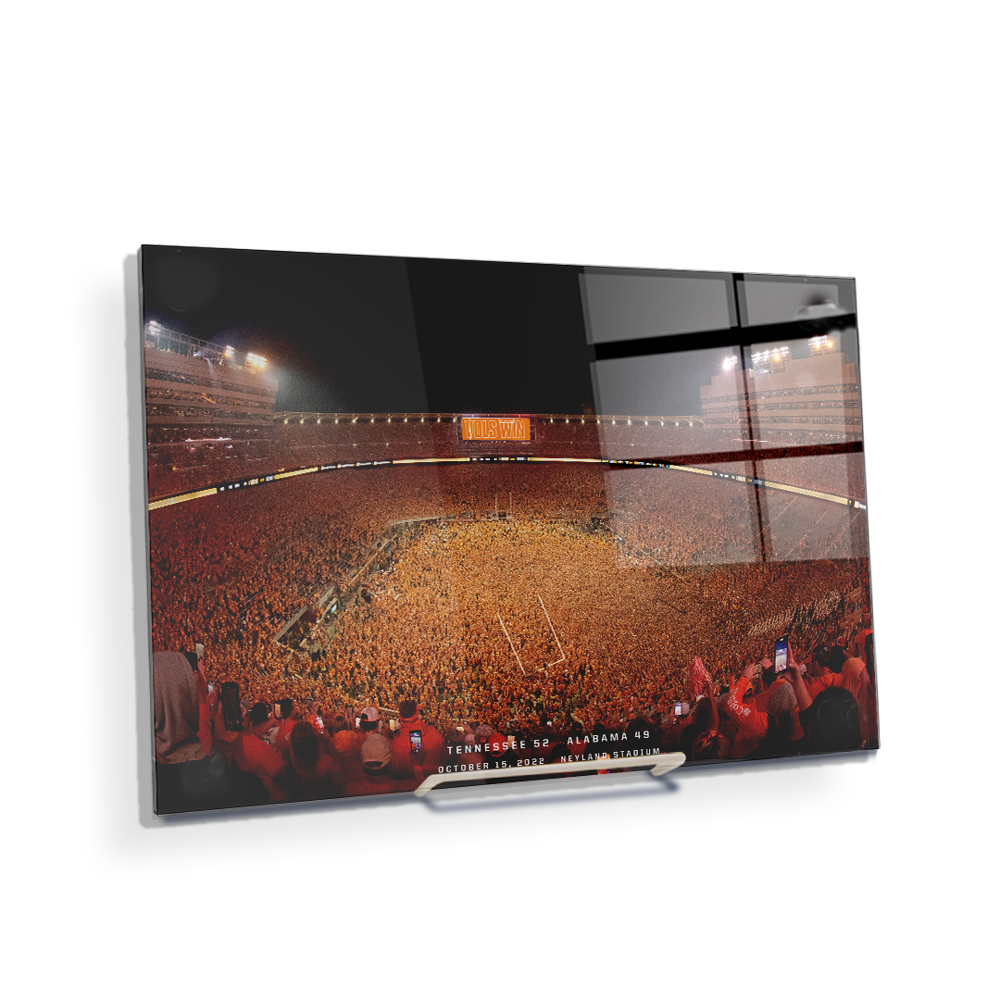 Tennessee Volunteers - Tennessee Storms the Field - College Wall Art #Canvas