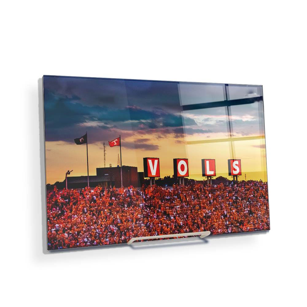 Tennessee Volunteers - Tennessee Vols Sunset - College Wall Art #Canvas