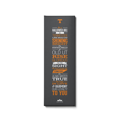 Tennessee Volunteers - Alma Mater Grey - College Wall Art #Canvas