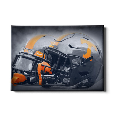 Tennessee Volunteers - Smokey Gray Helmets - College Wall Art #Canvas