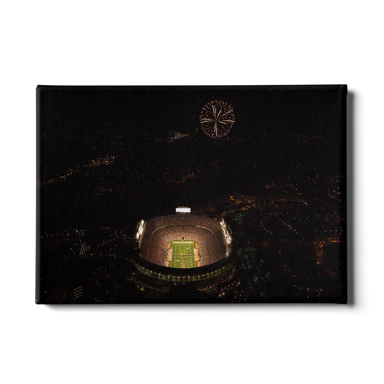 Tennessee Volunteers - Fireworks Aerial - College Wall Art #Canvas