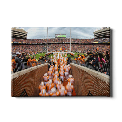 Tennessee Volunteers - Running Onto the Field 2016 - College Wall Art #Canvas