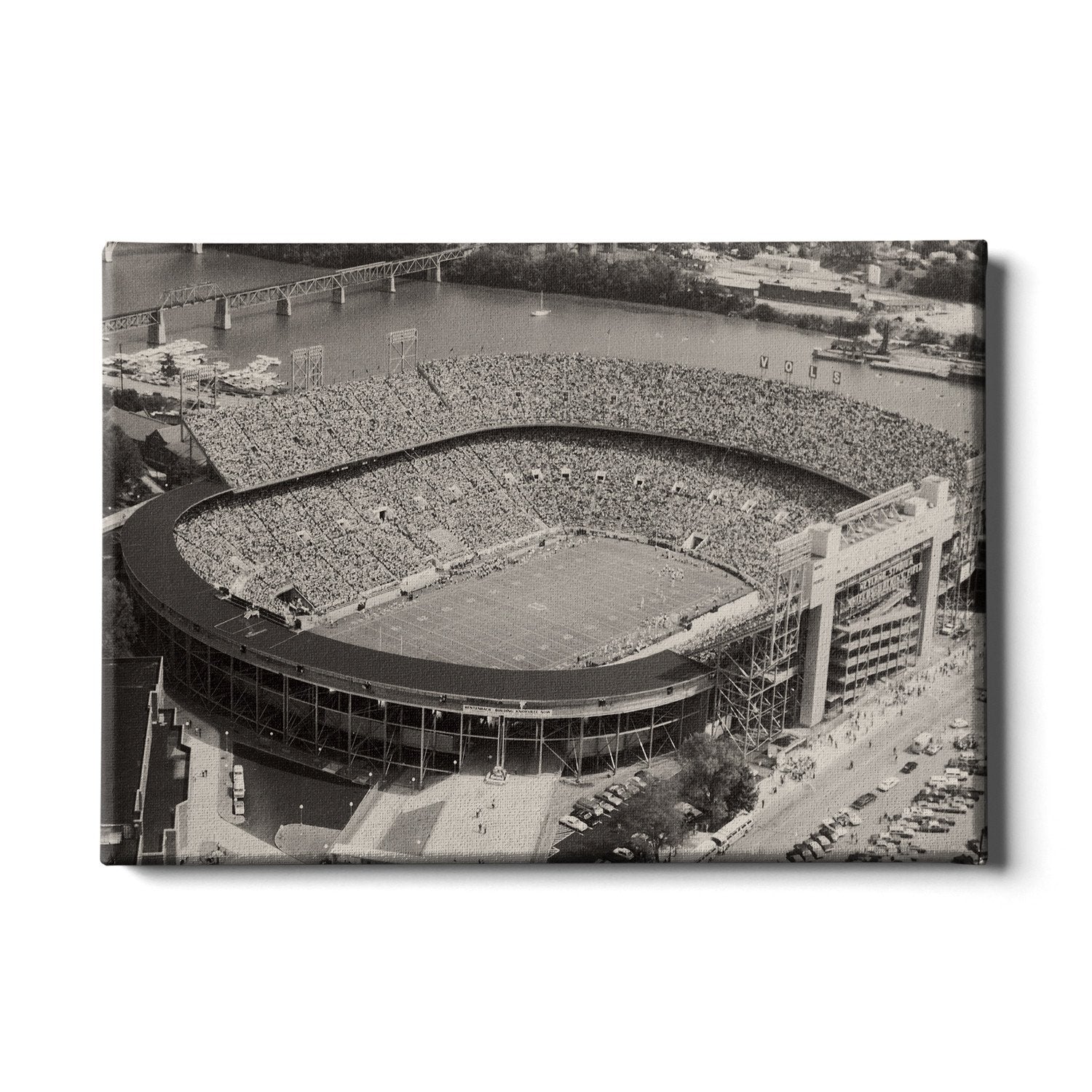 Tennessee Volunteers - Neyland Stadium 1970's - College Wall Art #Canvas