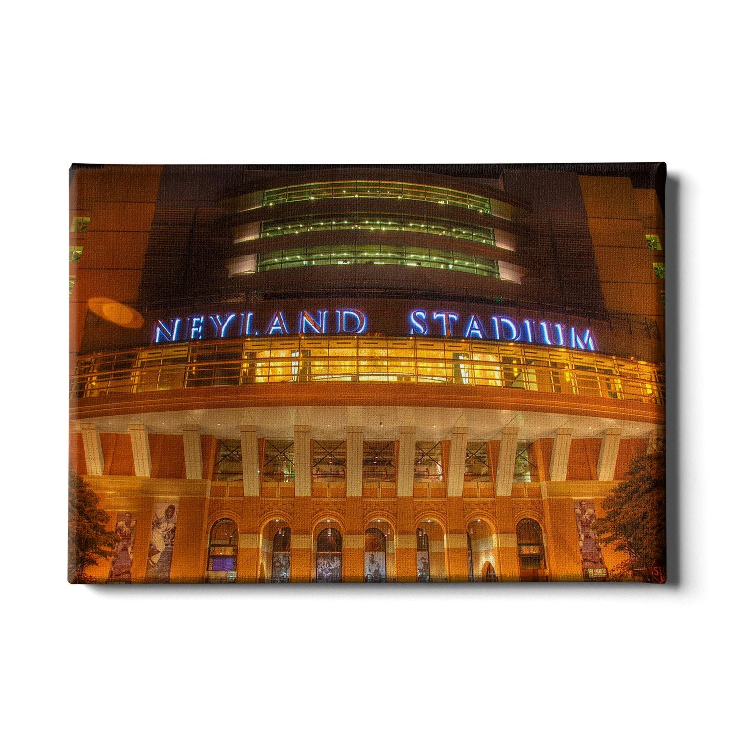 Tennessee Volunteers - Neon Neyland - College Wall Art #Canvas