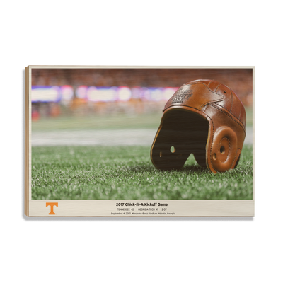Tennessee Volunteers - Chick-fil-A Kickoff 2017 - College Wall Art #Wood