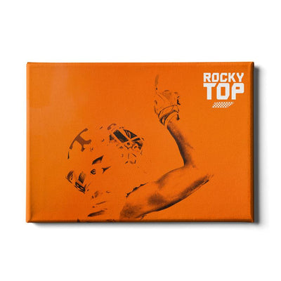 Tennessee Volunteers - One Rocky Top Orange - College Wall Art #Canvas