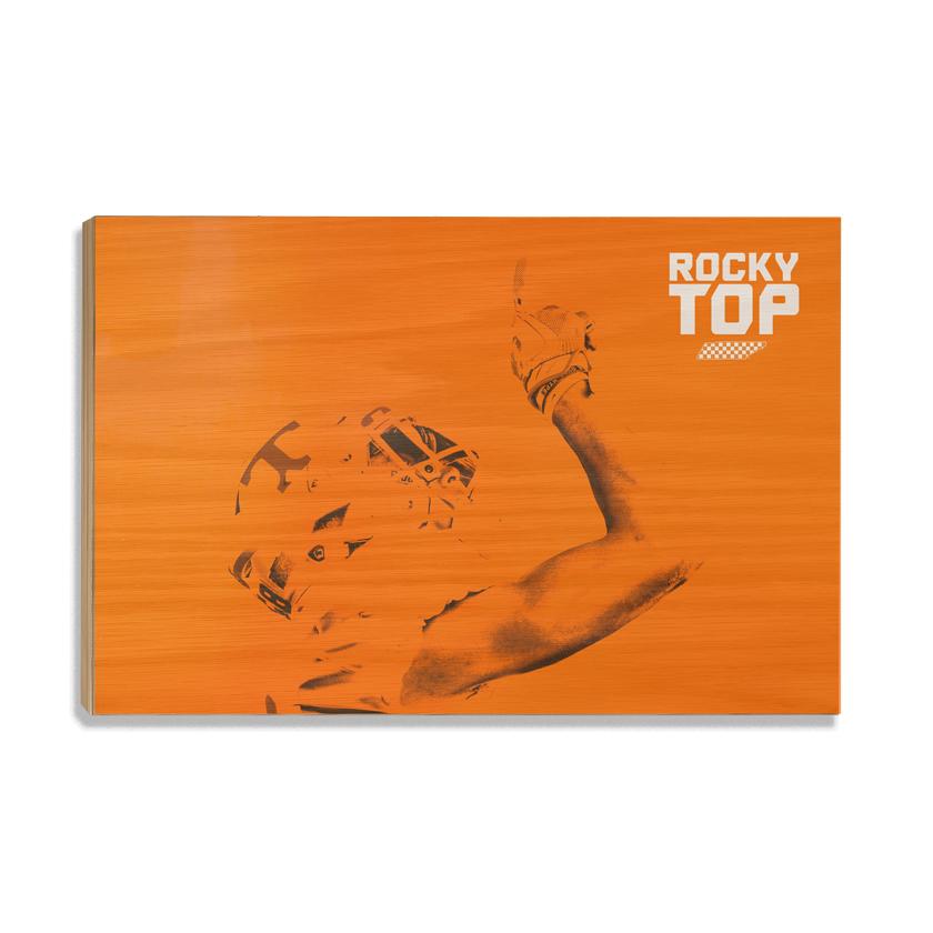 Tennessee Volunteers - One Rocky Top Orange - College Wall Art #Canvas