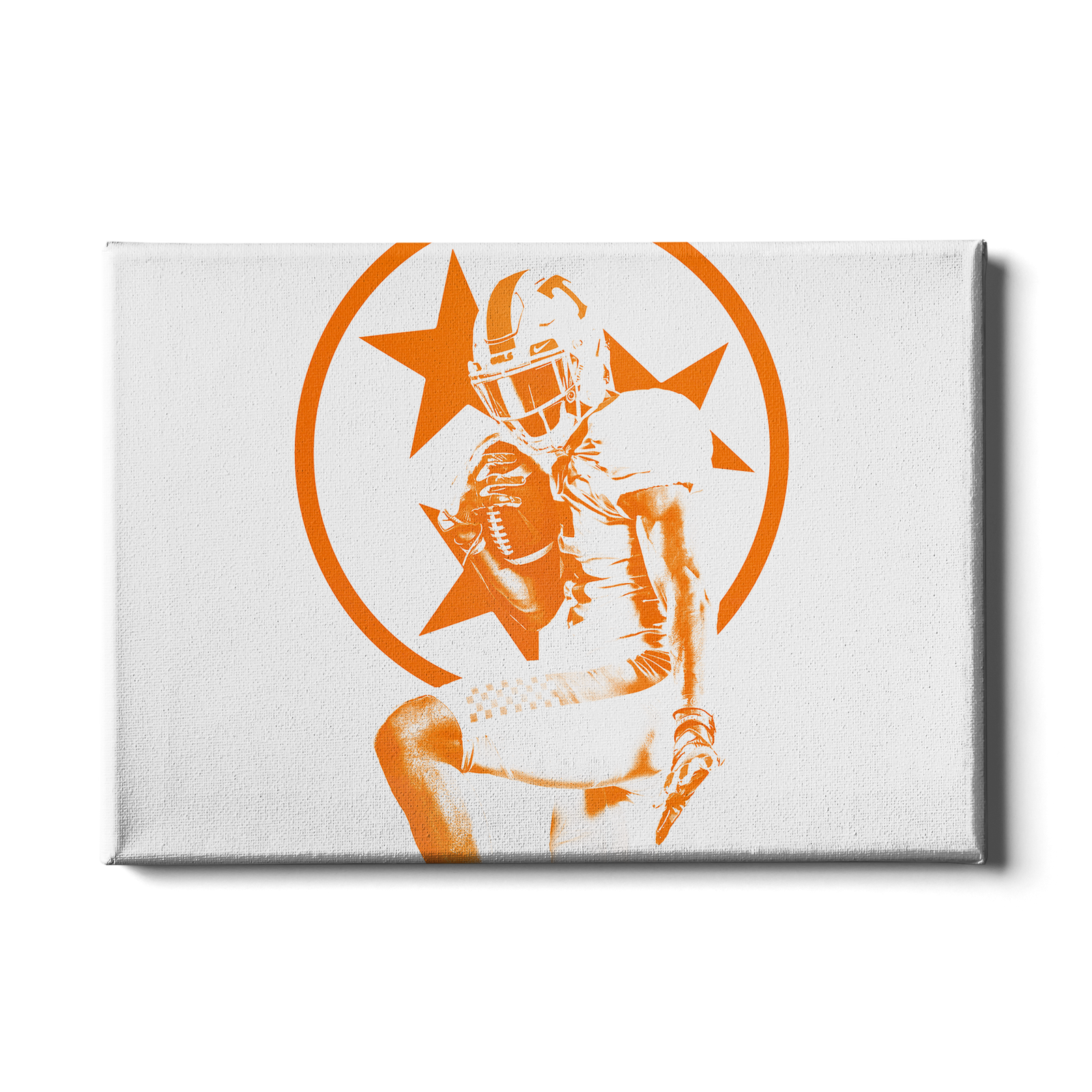 Tennessee Volunteers - Heisman Tri Star - College Wall Art #Canvas