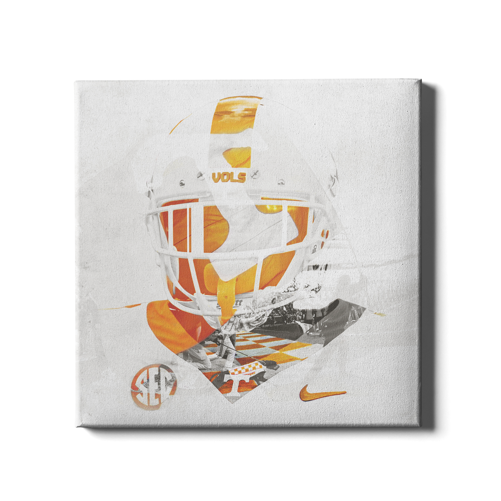 Tennessee Volunteers - Double Trouble T - College Wall Art #Canvas
